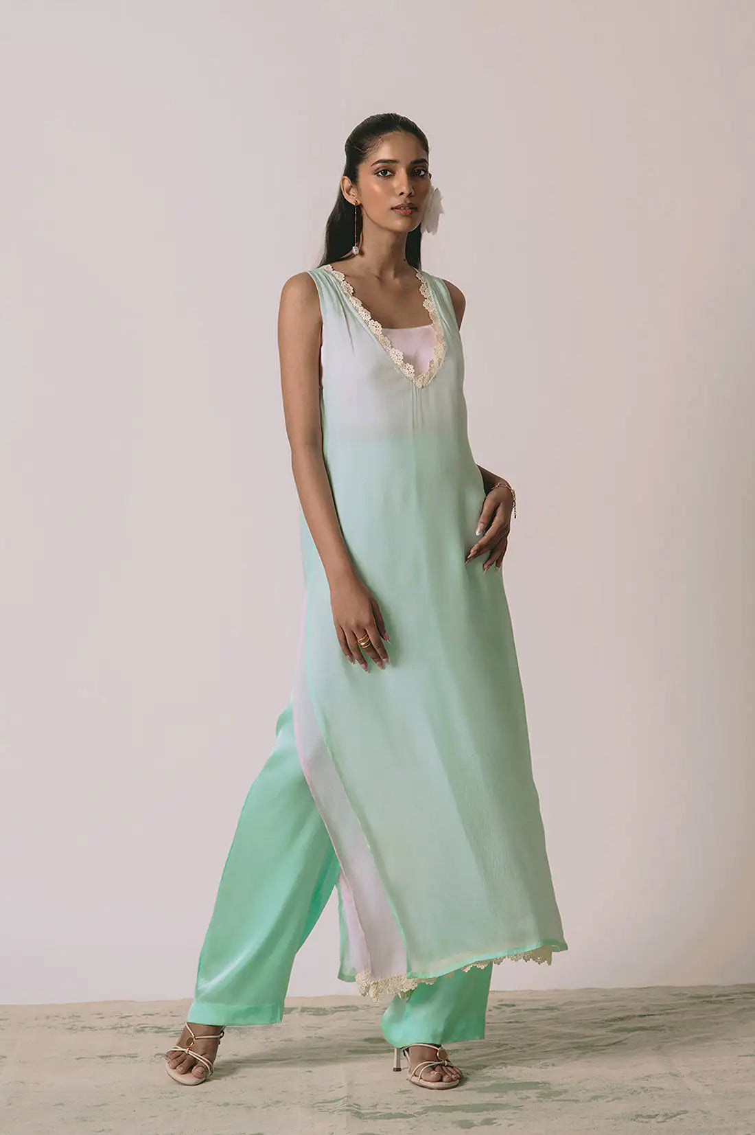 Flat Chiffon Co-ord Set