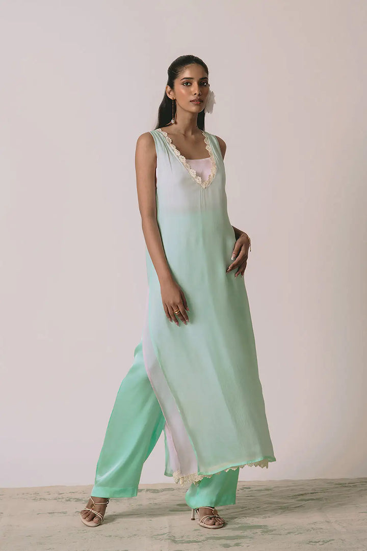 Flat Chiffon Co-ord Set