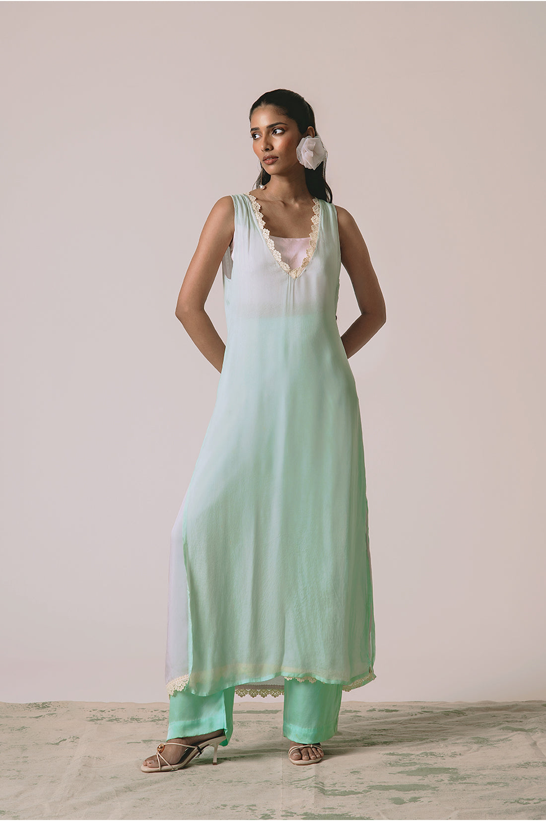 Flat Chiffon Co-ord Set