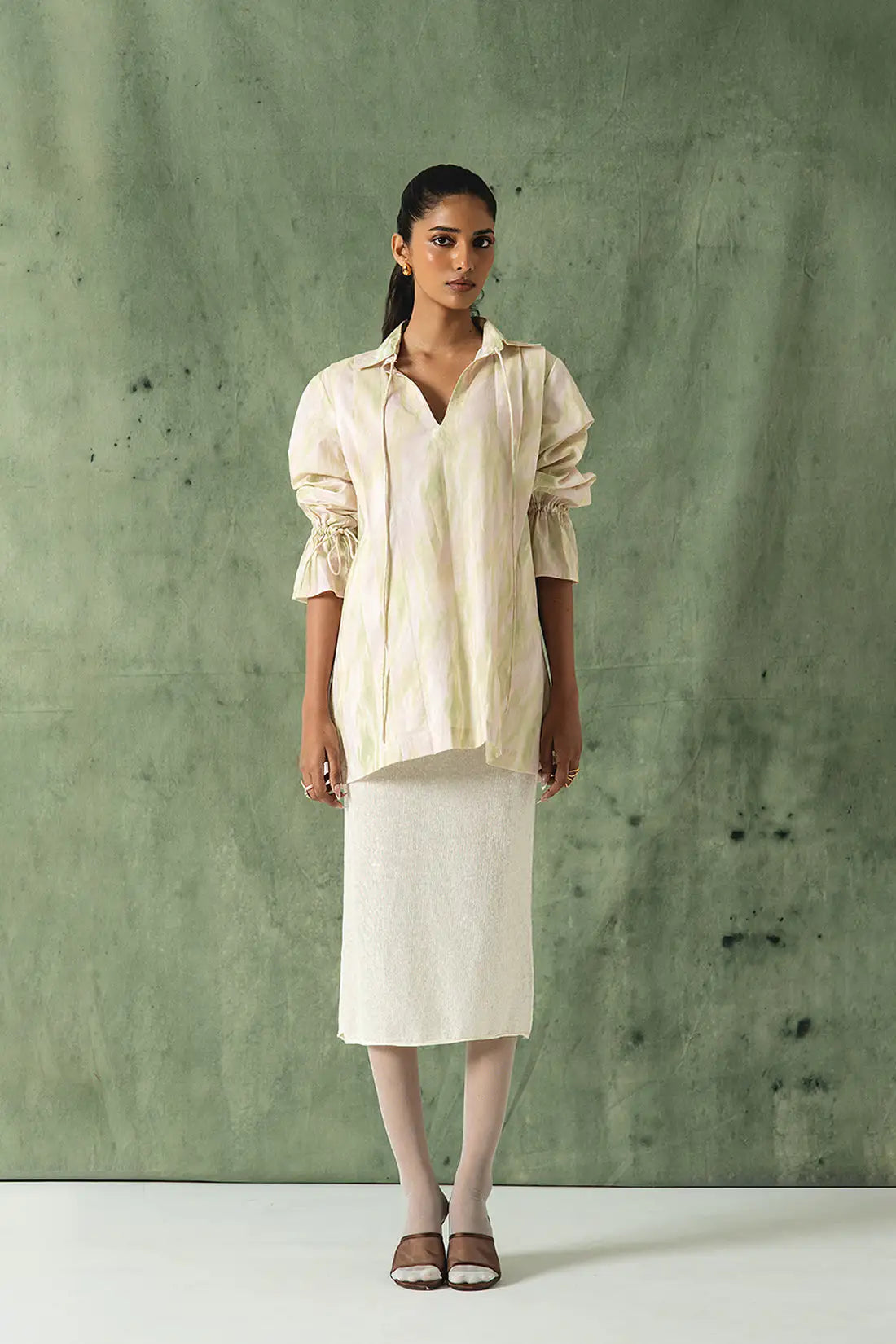 Saan Print Poplin Shirt