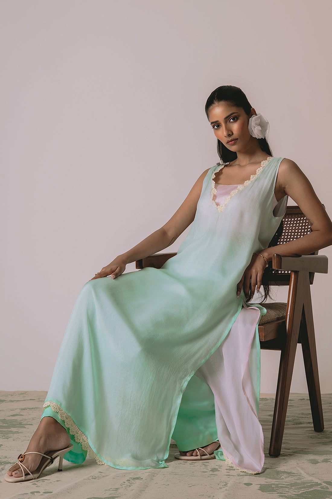 Flat Chiffon Co-ord Set