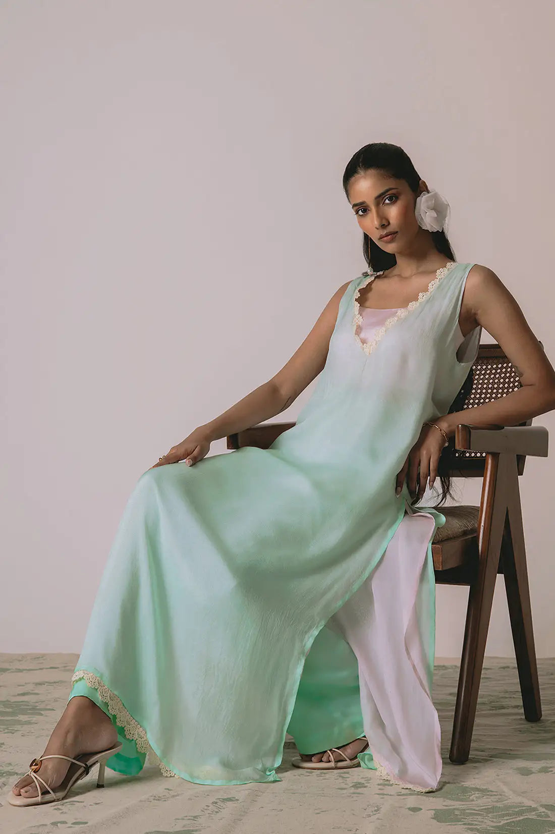 Flat Chiffon Co-ord Set