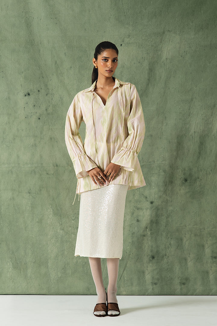 Saan Print Poplin Shirt
